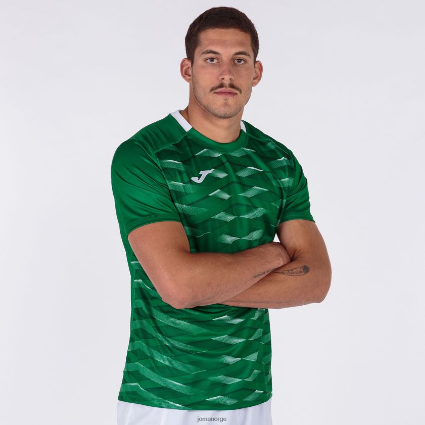 nei Joma skjorte kortermet myskin academy grønn FBD0T02943 menn