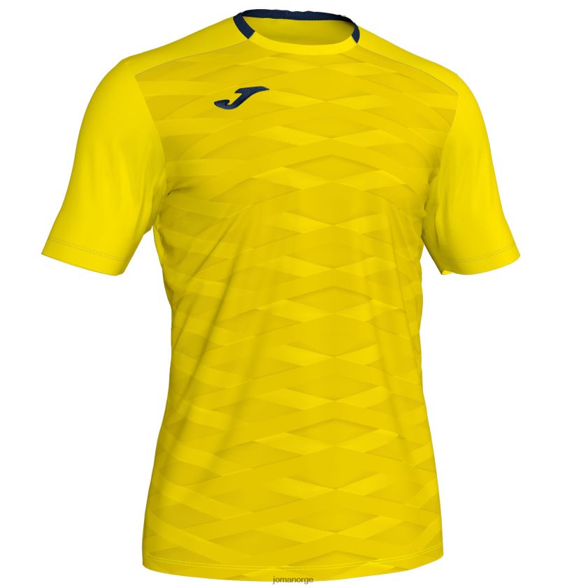 nei Joma skjorte kortermet myskin academy gul FBD0T0750 menn