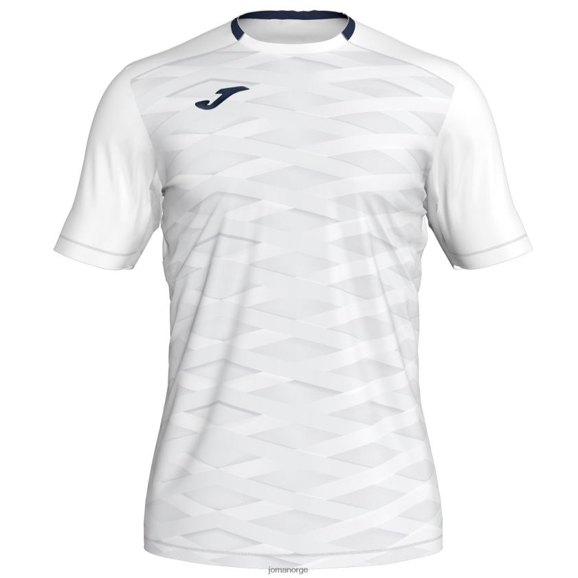 nei Joma skjorte kortermet myskin academy hvit FBD0T0253 menn