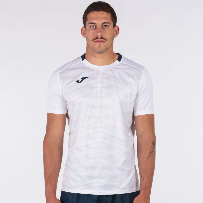 nei Joma skjorte kortermet myskin academy hvit FBD0T0253 menn