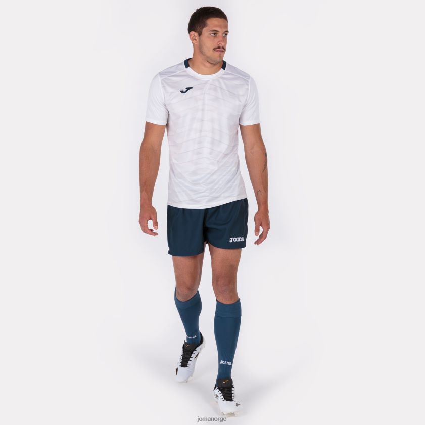 nei Joma skjorte kortermet myskin academy hvit FBD0T0253 menn