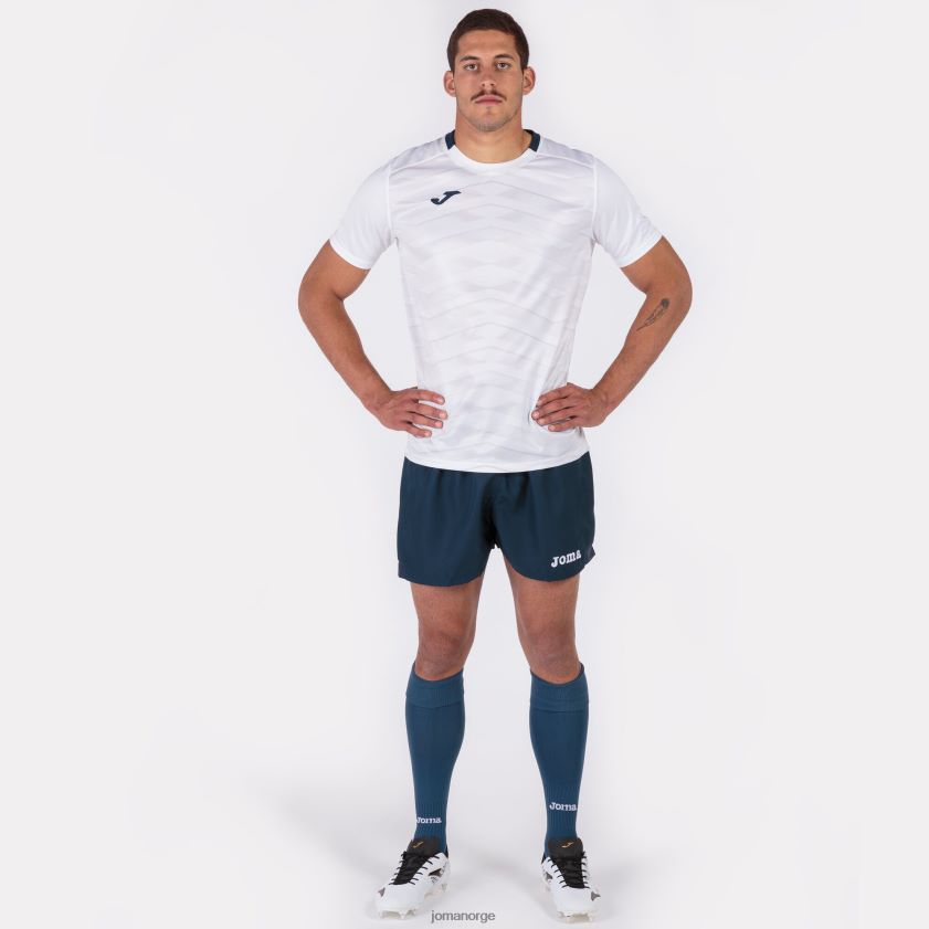 nei Joma skjorte kortermet myskin academy hvit FBD0T0253 menn