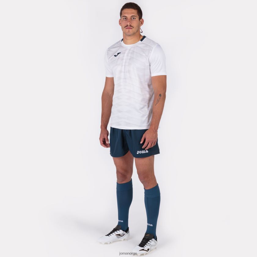 nei Joma skjorte kortermet myskin academy hvit FBD0T0253 menn