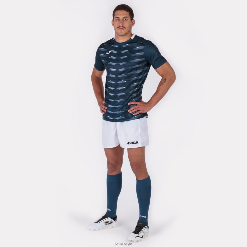 nei Joma skjorte kortermet myskin academy marineblå FBD0T0303 menn