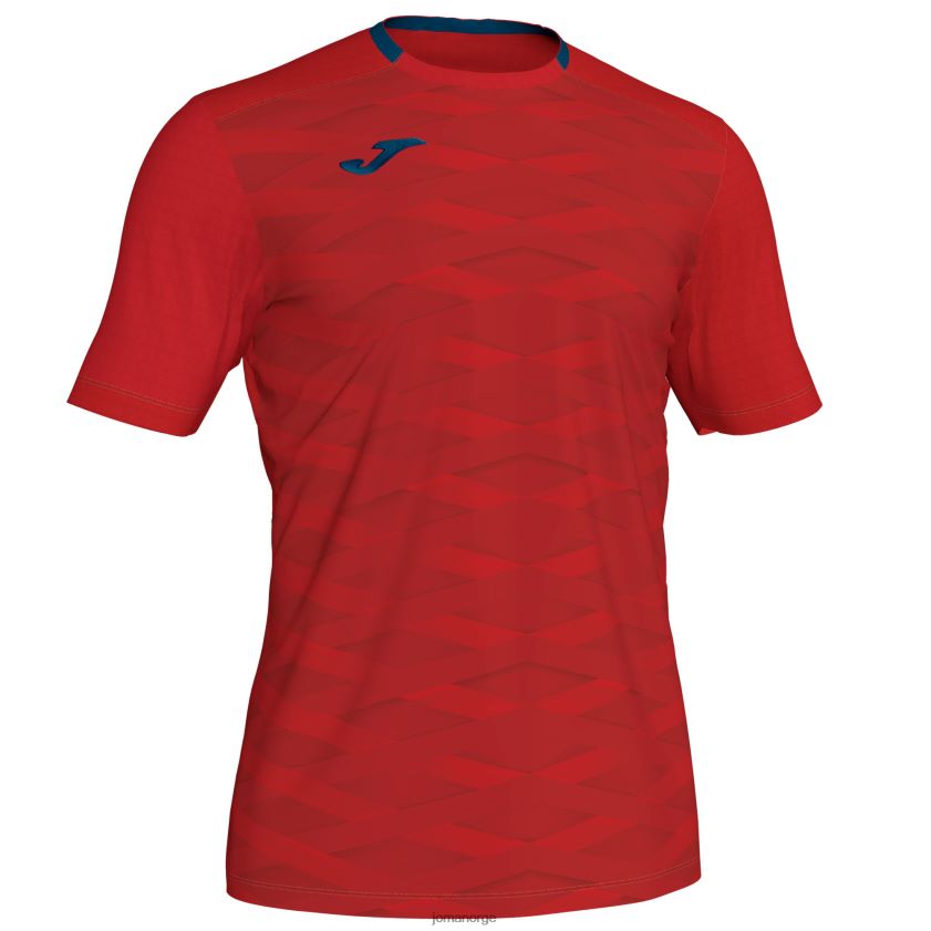 nei Joma skjorte kortermet myskin academy rød FBD0T02939 menn