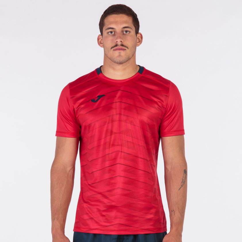 nei Joma skjorte kortermet myskin academy rød FBD0T02939 menn