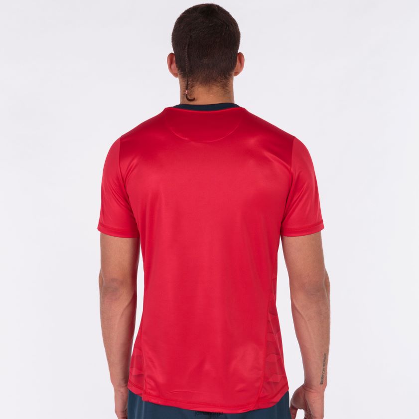 nei Joma skjorte kortermet myskin academy rød FBD0T02939 menn