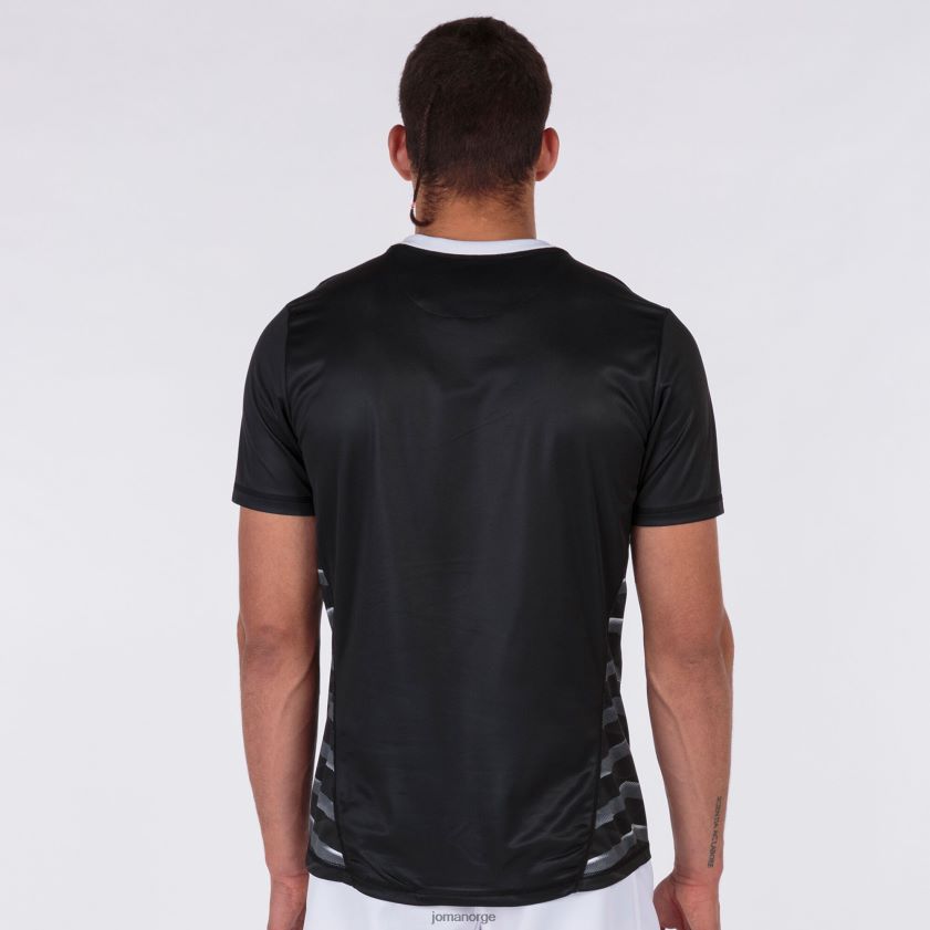 nei Joma skjorte kortermet myskin academy svart FBD0T04488 menn