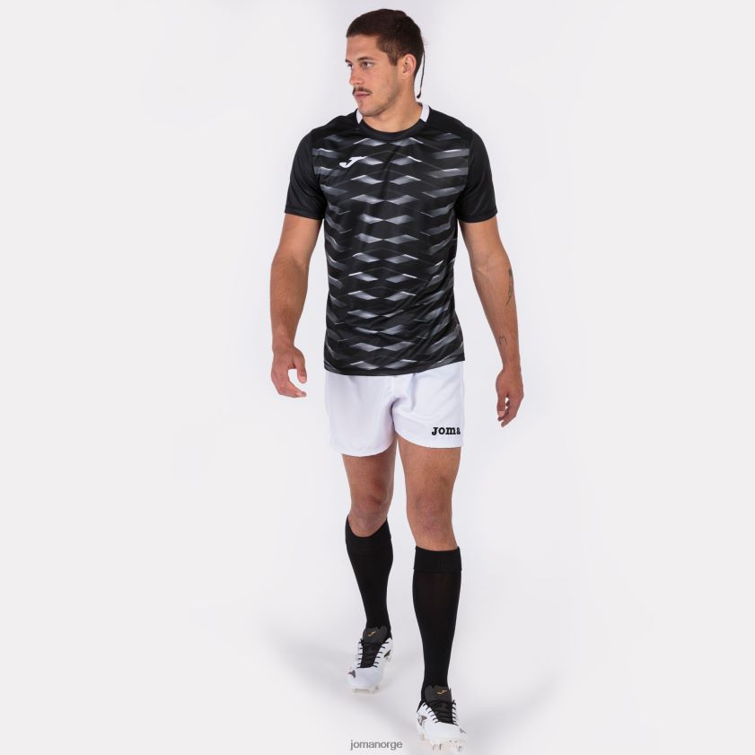 nei Joma skjorte kortermet myskin academy svart FBD0T04488 menn