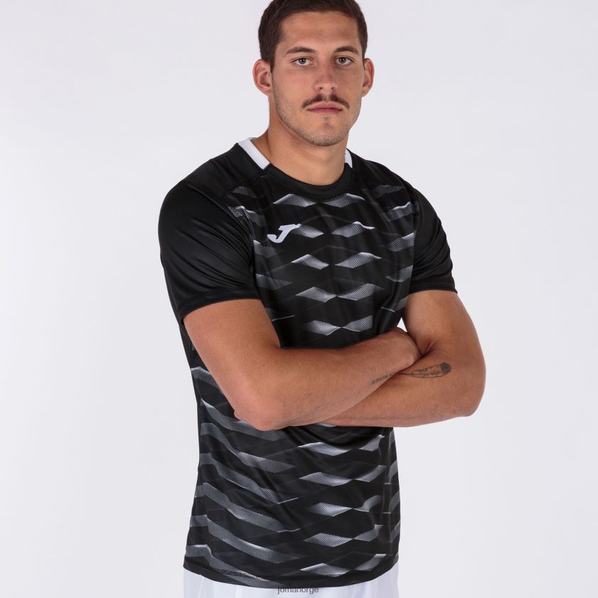 nei Joma skjorte kortermet myskin academy svart FBD0T04488 menn