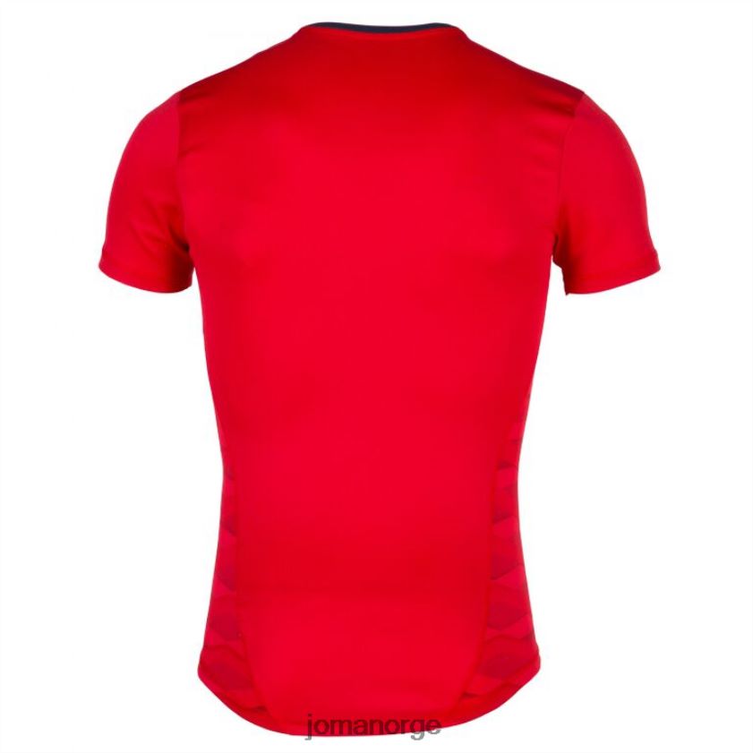 nei Joma skjorte kortermet myskin ii rød FBD0T03087 menn