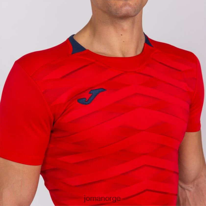 nei Joma skjorte kortermet myskin ii rød FBD0T03087 menn