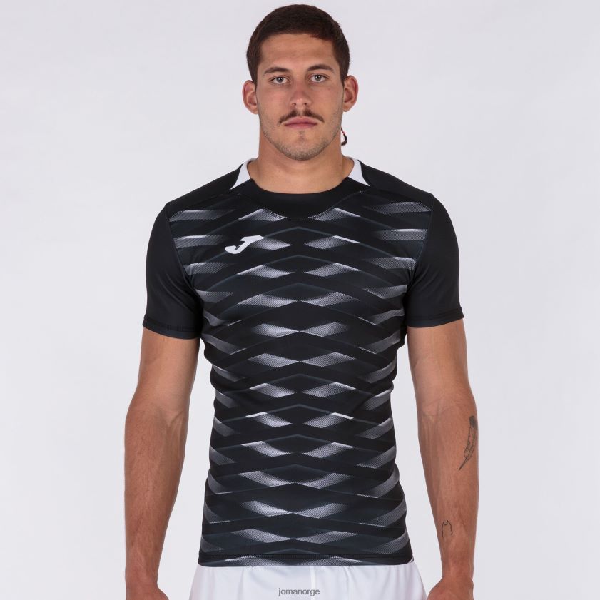nei Joma skjorte kortermet myskin ii svart FBD0T02942 menn