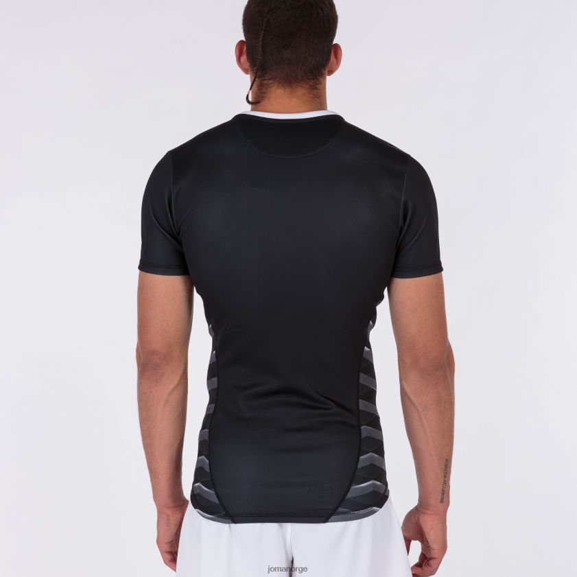 nei Joma skjorte kortermet myskin ii svart FBD0T02942 menn