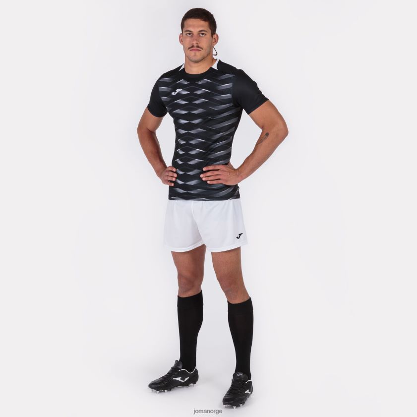 nei Joma skjorte kortermet myskin ii svart FBD0T02942 menn