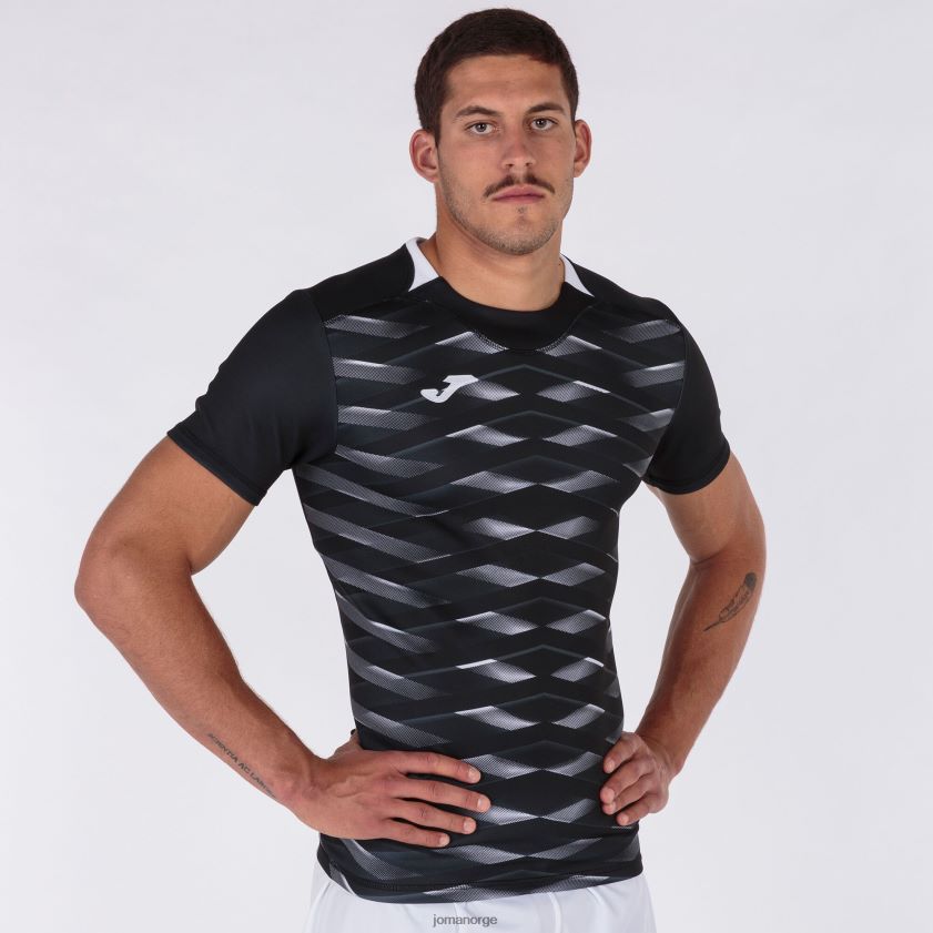 nei Joma skjorte kortermet myskin ii svart FBD0T02942 menn