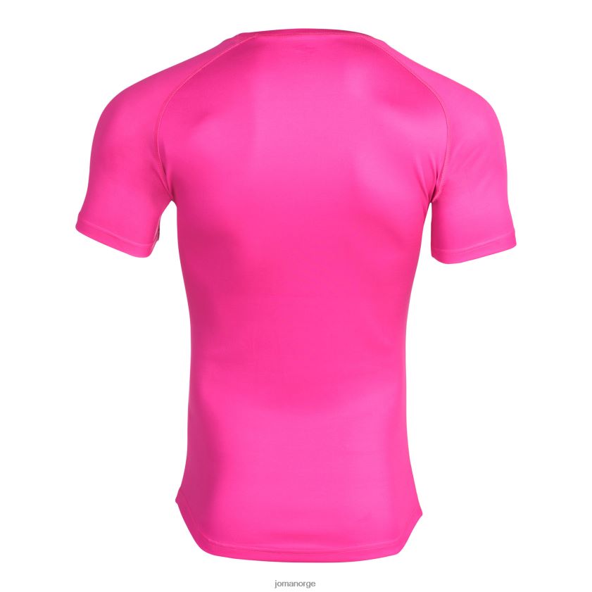 nei Joma skjorte kortermet myskin iii fluorescerende rosa marineblå FBD0T03553 menn