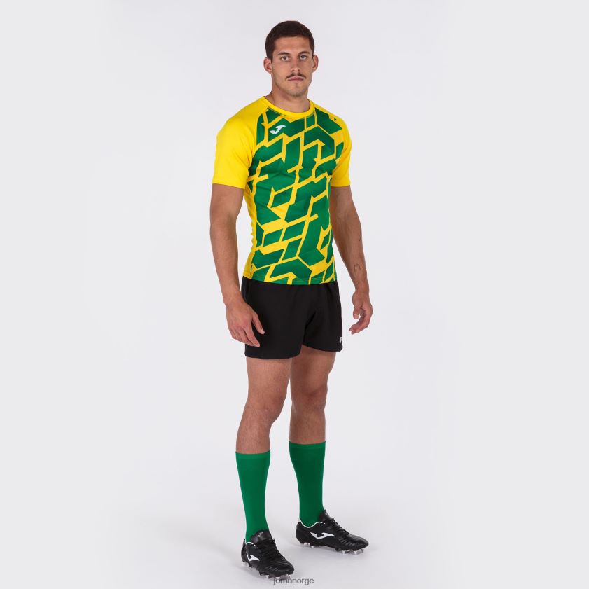 nei Joma skjorte kortermet myskin iii gul-grønn FBD0T03106 menn