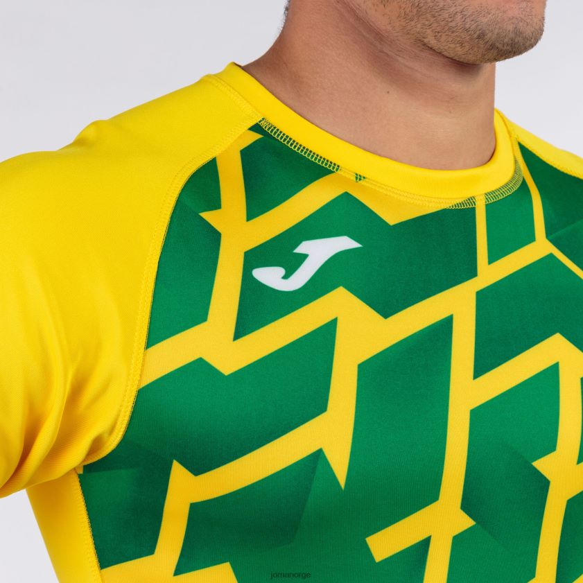 nei Joma skjorte kortermet myskin iii gul-grønn FBD0T03106 menn
