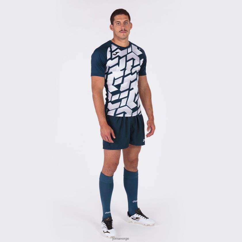 nei Joma skjorte kortermet myskin iii marineblå hvit FBD0T04734 menn