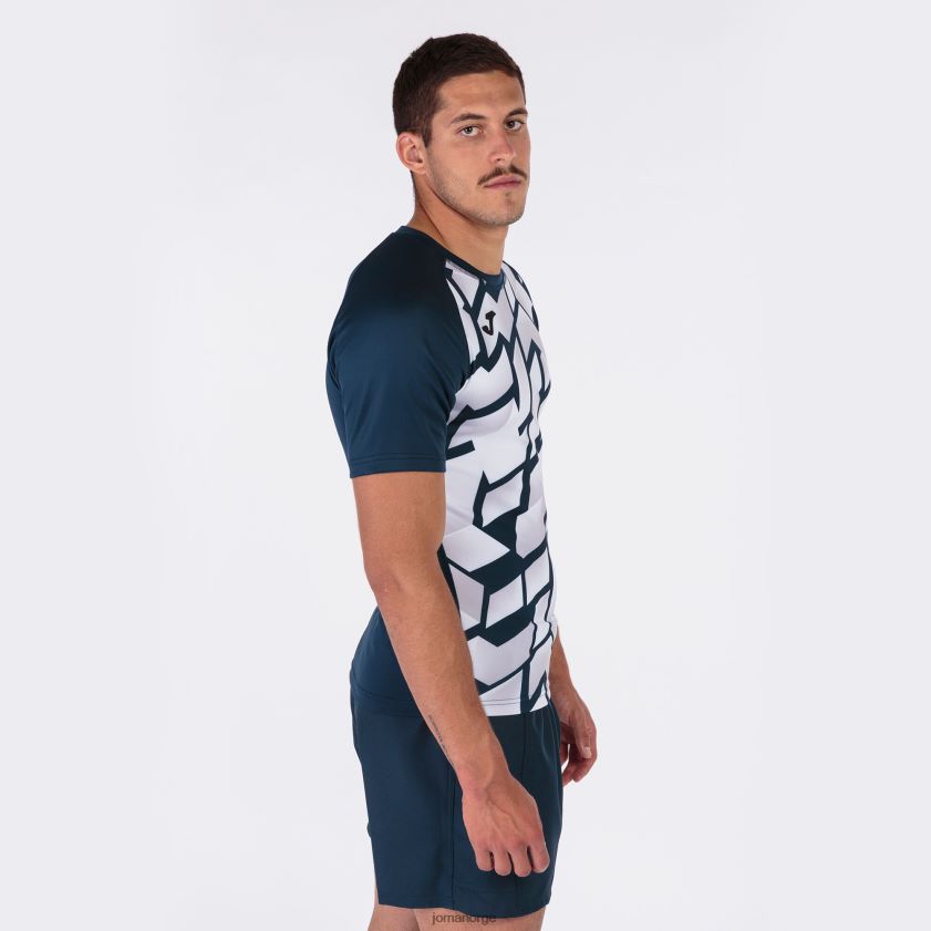 nei Joma skjorte kortermet myskin iii marineblå hvit FBD0T04734 menn