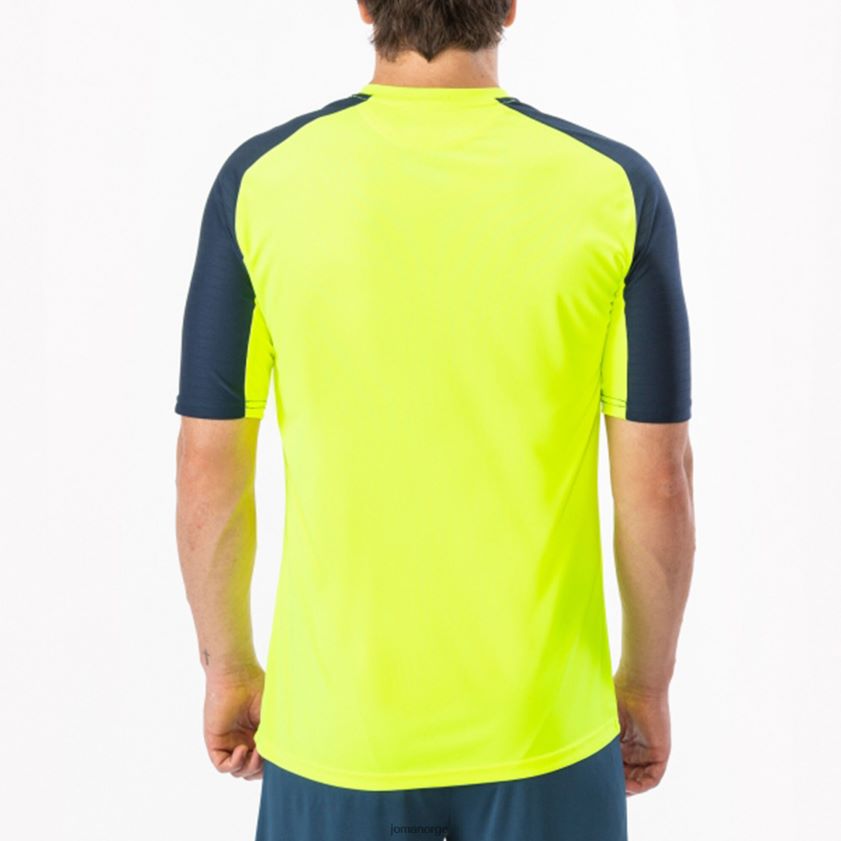 nei Joma skjorte kortermet nødvendig fluorescerende gul marineblå FBD0T04325 menn