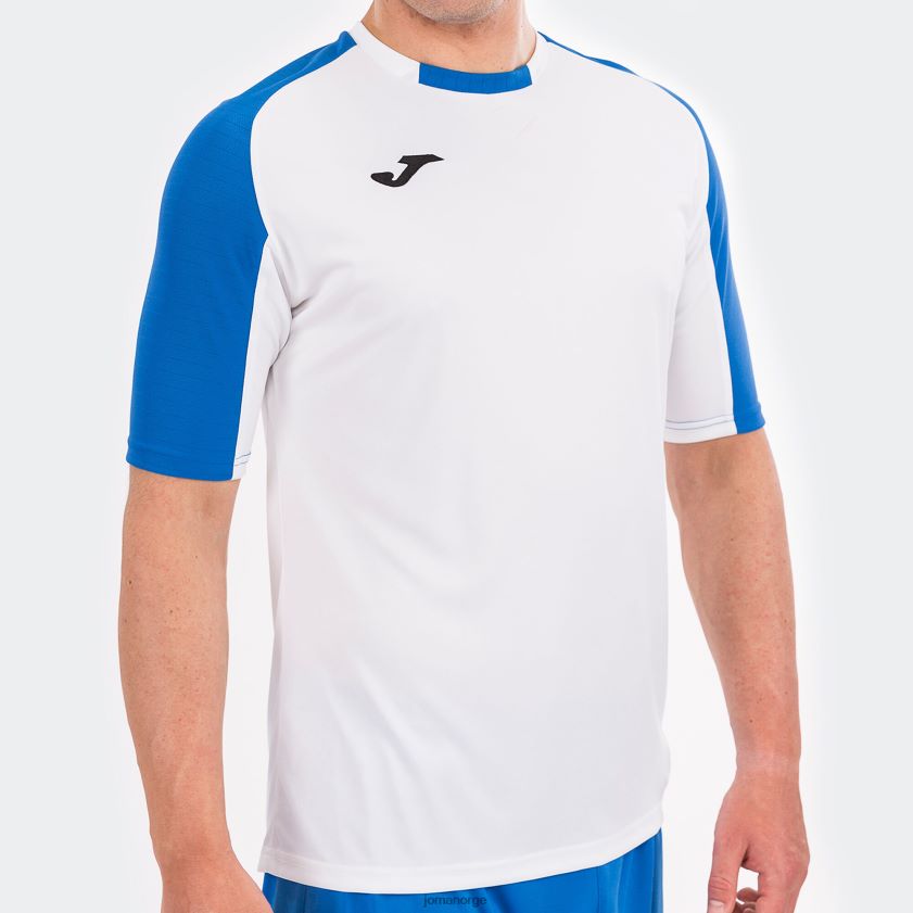 nei Joma skjorte kortermet nødvendig hvit kongeblå FBD0T03276 menn