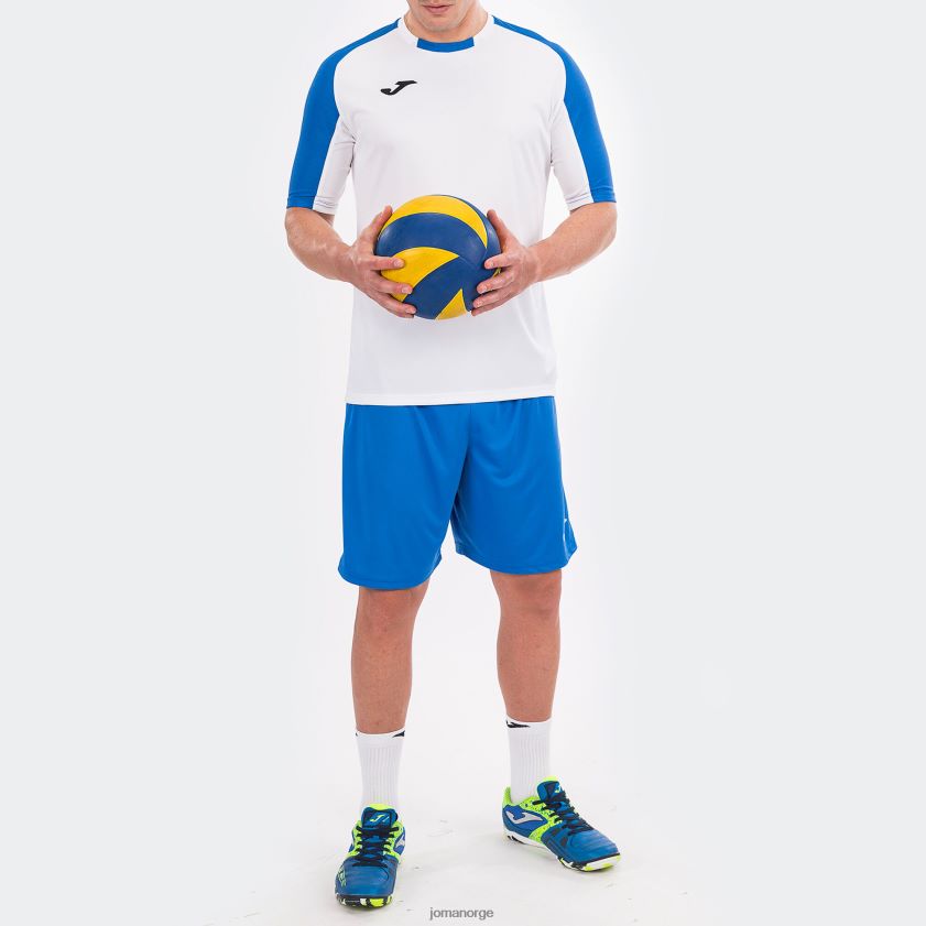 nei Joma skjorte kortermet nødvendig hvit kongeblå FBD0T03276 menn