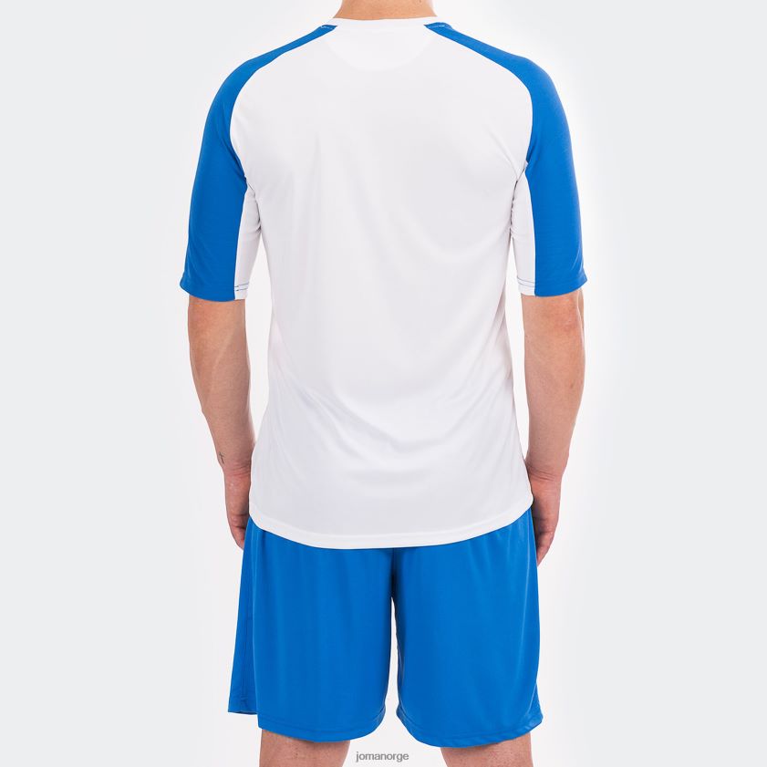 nei Joma skjorte kortermet nødvendig hvit kongeblå FBD0T03276 menn