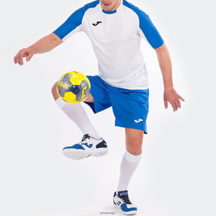 nei Joma skjorte kortermet nødvendig hvit kongeblå FBD0T03276 menn