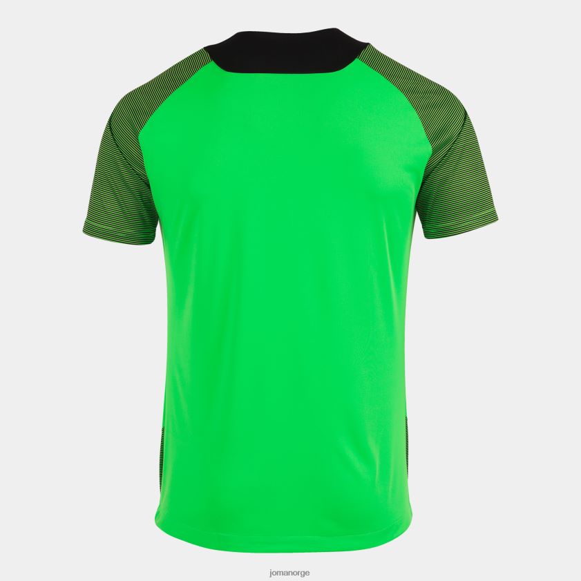 nei Joma skjorte kortermet nødvendig ii fluorescerende grønn svart FBD0T04628 menn