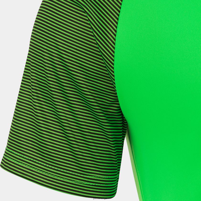 nei Joma skjorte kortermet nødvendig ii fluorescerende grønn svart FBD0T04628 menn