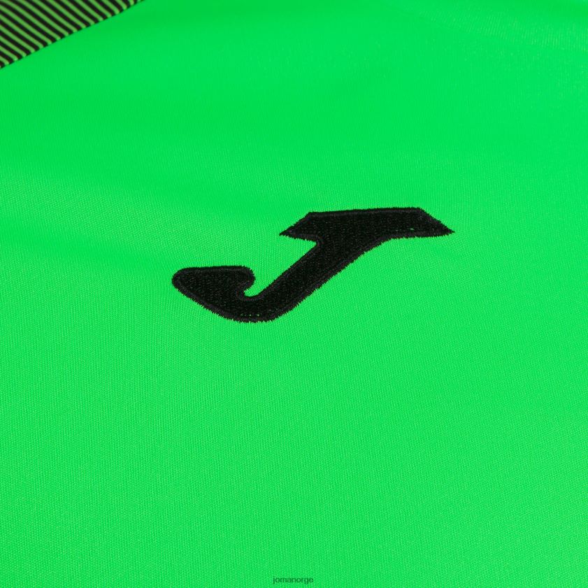 nei Joma skjorte kortermet nødvendig ii fluorescerende grønn svart FBD0T04628 menn