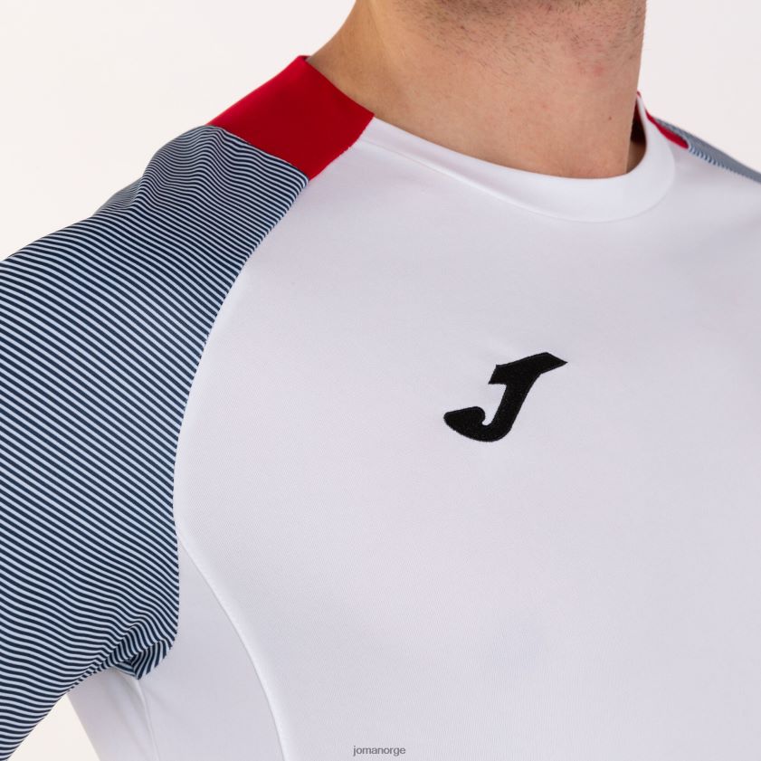 nei Joma skjorte kortermet nødvendig ii hvit marineblå FBD0T0922 menn