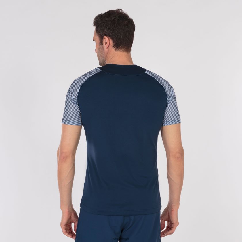 nei Joma skjorte kortermet nødvendig ii marineblå hvit FBD0T04480 menn