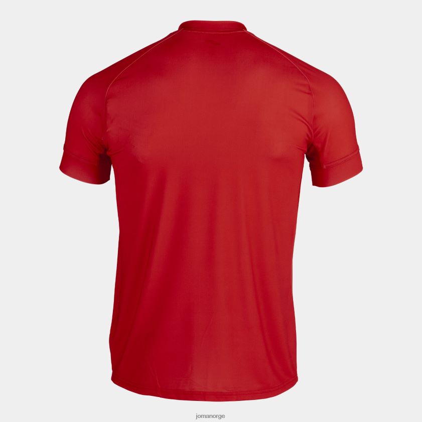 nei Joma skjorte kortermet olimpia rød gul FBD0T03530 menn