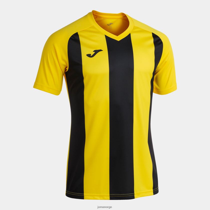 nei Joma skjorte kortermet pisa ii gul svart FBD0T03574 menn