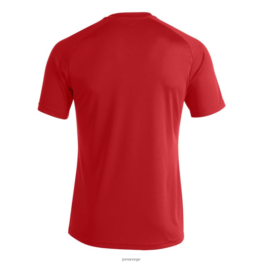 nei Joma skjorte kortermet pisa ii rød svart FBD0T04571 menn