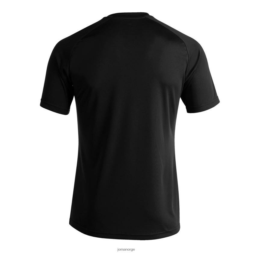 nei Joma skjorte kortermet pisa ii svart hvit FBD0T04570 menn