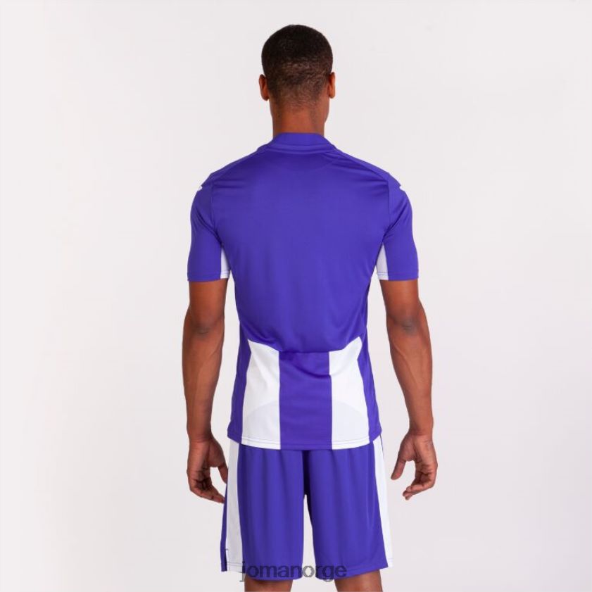 nei Joma skjorte kortermet pisa lilla hvit FBD0T03488 menn