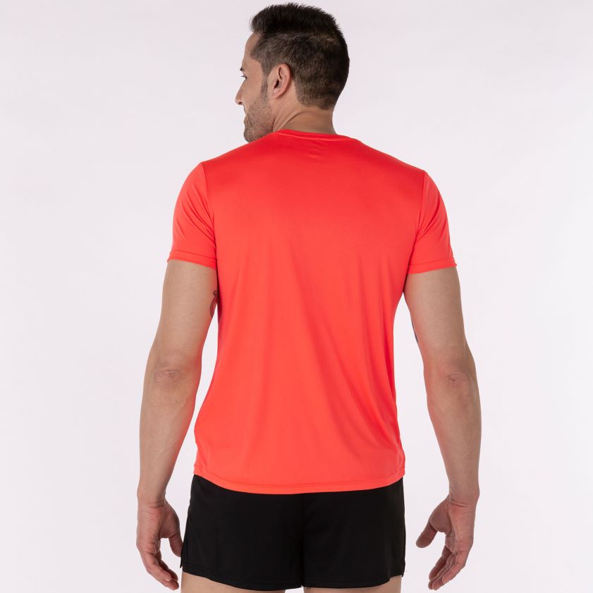 nei Joma skjorte kortermet plate ii fluorescerende koraller FBD0T04259 menn