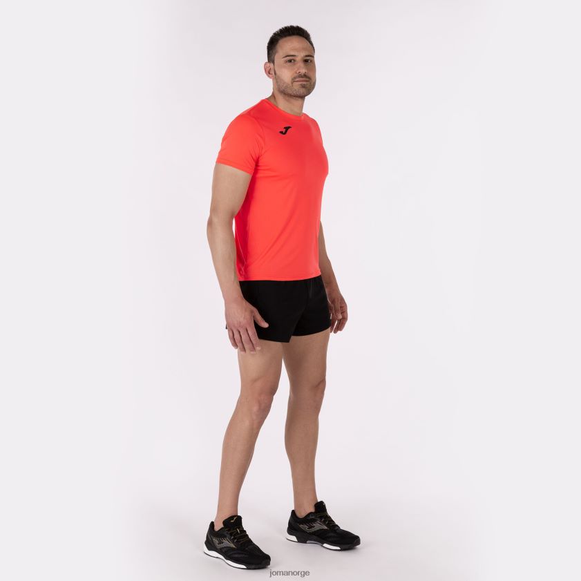 nei Joma skjorte kortermet plate ii fluorescerende koraller FBD0T04259 menn