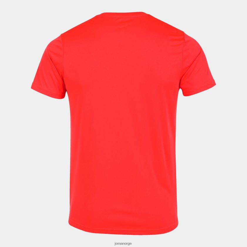 nei Joma skjorte kortermet plate ii fluorescerende koraller FBD0T04259 menn