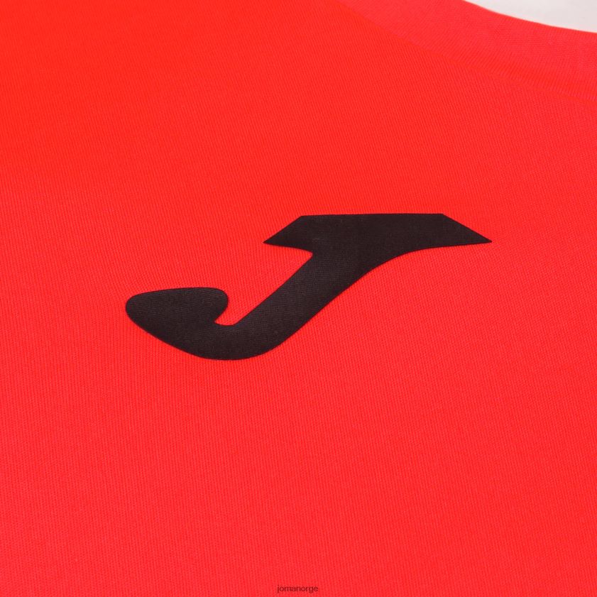 nei Joma skjorte kortermet plate ii fluorescerende koraller FBD0T04259 menn