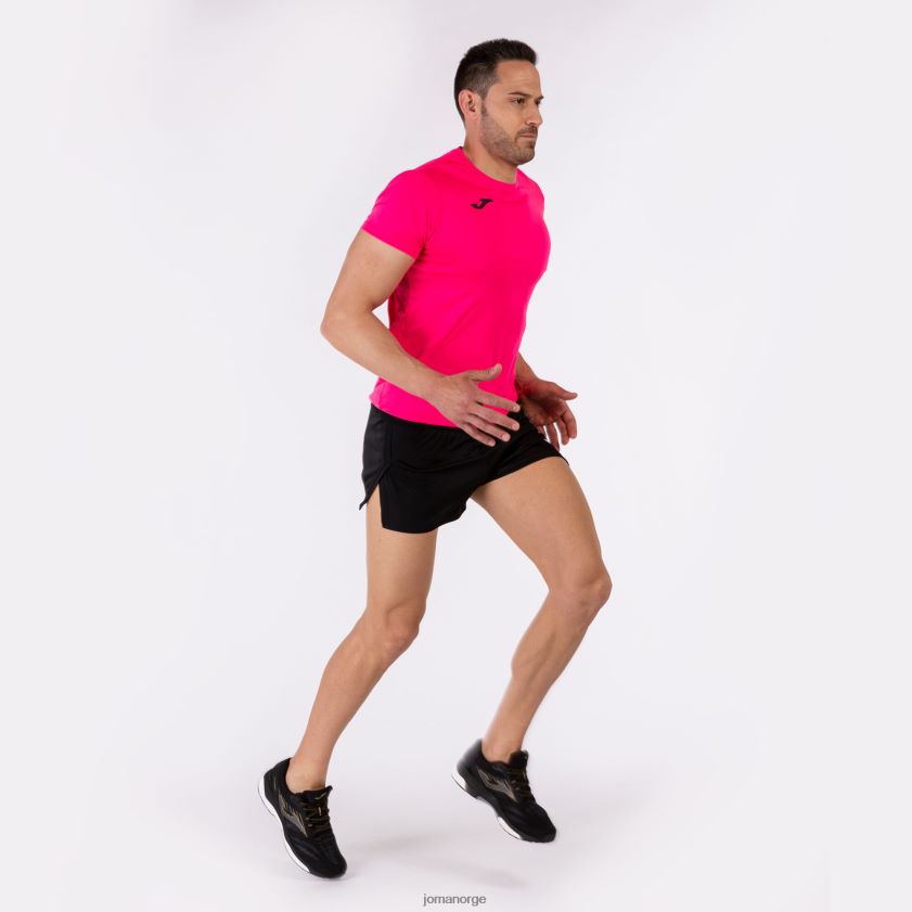 nei Joma skjorte kortermet plate ii fluorescerende rosa FBD0T030 menn