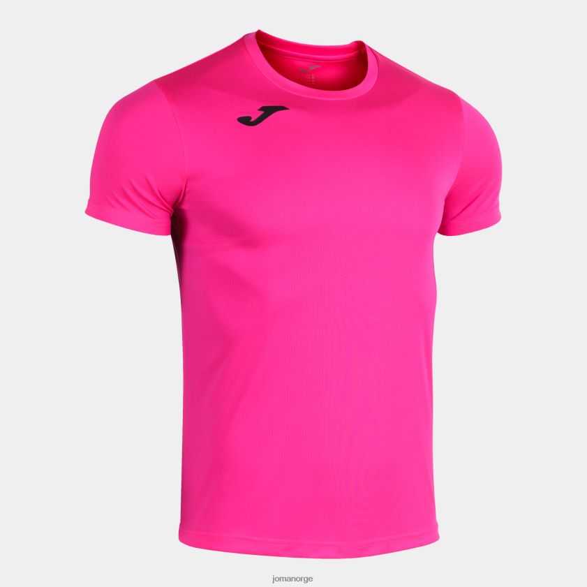 nei Joma skjorte kortermet plate ii fluorescerende rosa FBD0T030 menn
