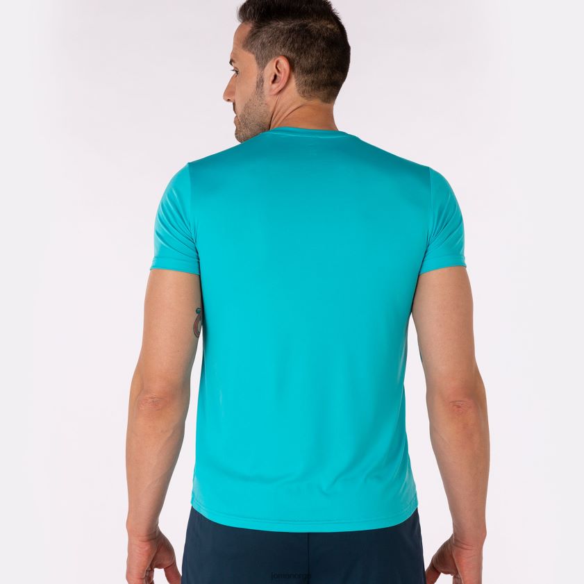 nei Joma skjorte kortermet plate ii fluorescerende turkis FBD0T021 menn