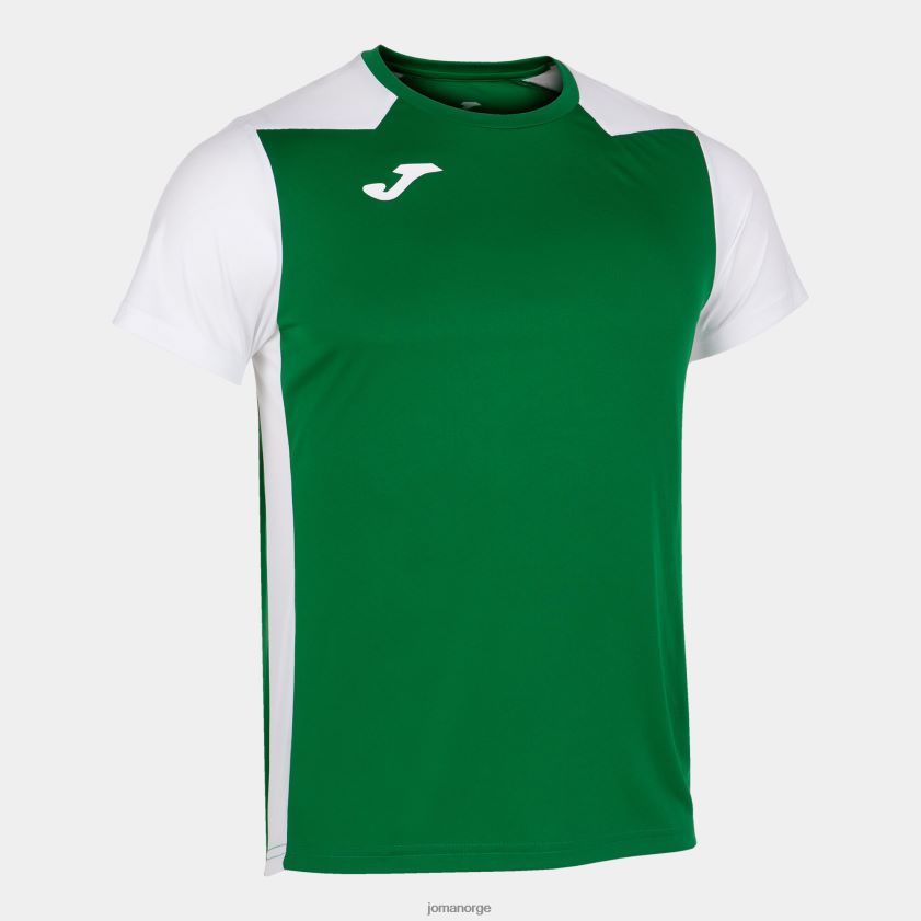nei Joma skjorte kortermet plate ii grønn hvit FBD0T03342 menn
