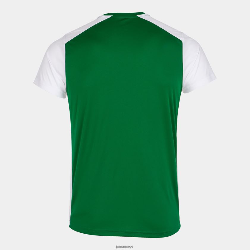 nei Joma skjorte kortermet plate ii grønn hvit FBD0T03342 menn