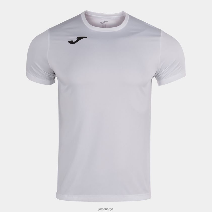 nei Joma skjorte kortermet plate ii hvit FBD0T029 menn